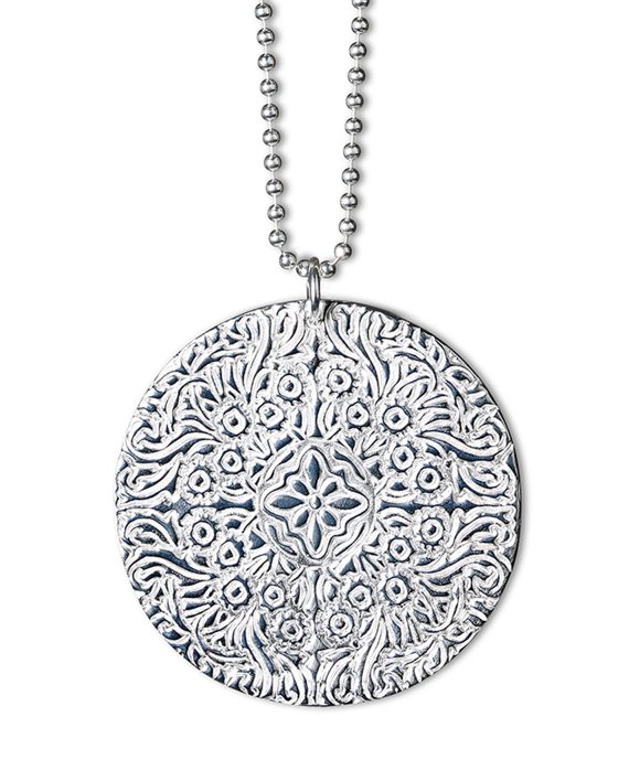 Halsband Silver Large Shield